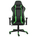 vidaXL Chaise de jeu pivotante Vert PVC