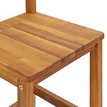 vidaXL Tabourets de bar lot de 4 bois d'acacia solide