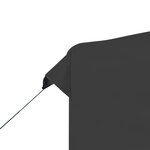 vidaXL Tente de réception pliable et parois Aluminium 2x2 m Anthracite