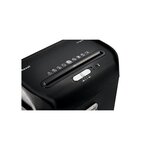 Destructeur Promax RPX612 Coupe Coisée 4x40mm P4 6 Feuilles 12 litres Noir REXEL