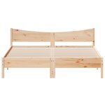vidaXL Cadre de lit sans matelas 180x200 cm bois massif de pin