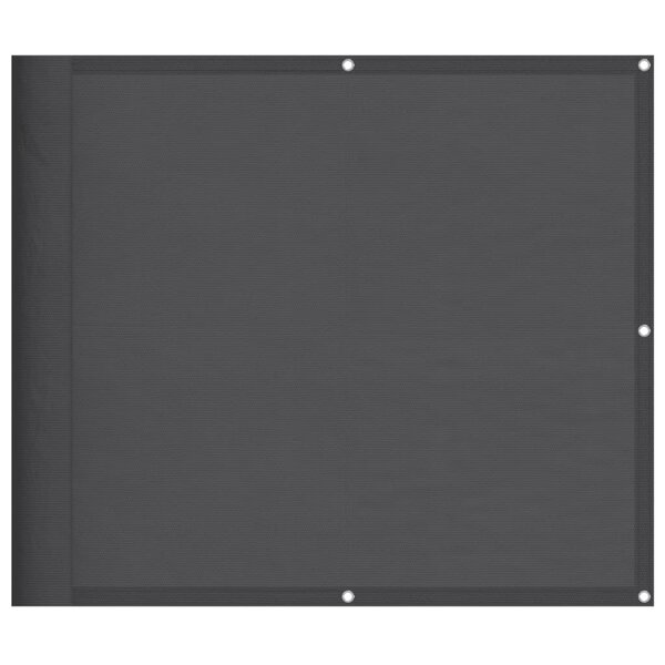 vidaXL Écran de balcon anthracite 90x700 cm 100  polyester oxford