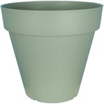 Bac à fleurs rond SOLEILLA - Plastique Ø 60 cm Vert argile