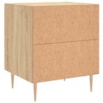 vidaXL Tables de chevet 2 Pièces chêne sonoma 40x35x47 5 cm