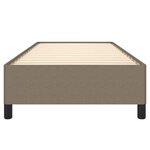 vidaXL Cadre de lit Taupe 100x200 cm Tissu