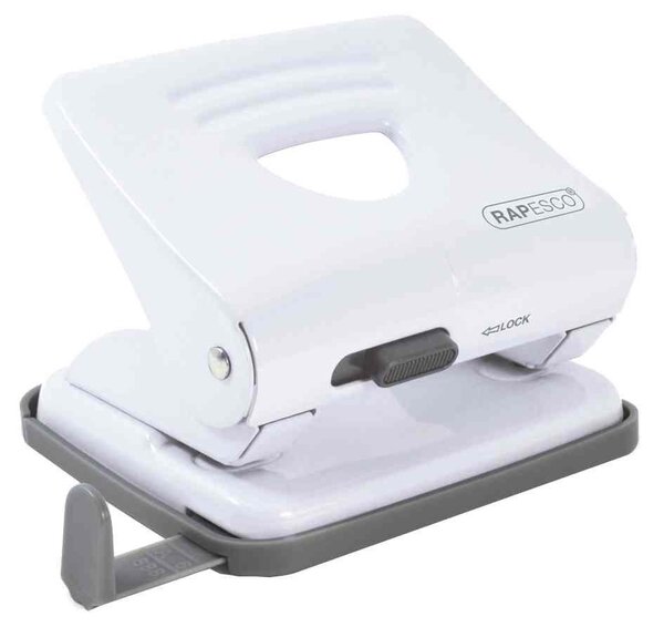 Perforateur 825 Métal Capacité 25 Feuilles 2 trous Blanc RAPESCO
