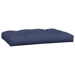 vidaXL Coussins de palette lot de 2 bleu marine tissu