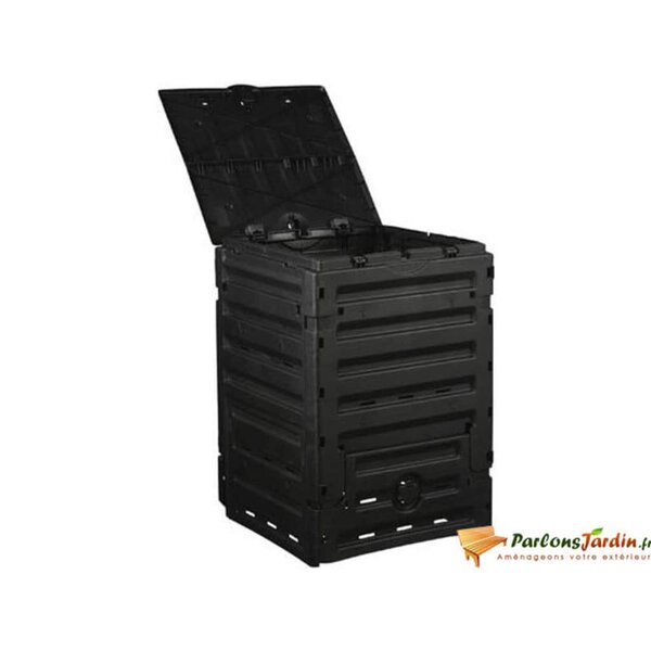 Nature Bac à compost 300 L Noir