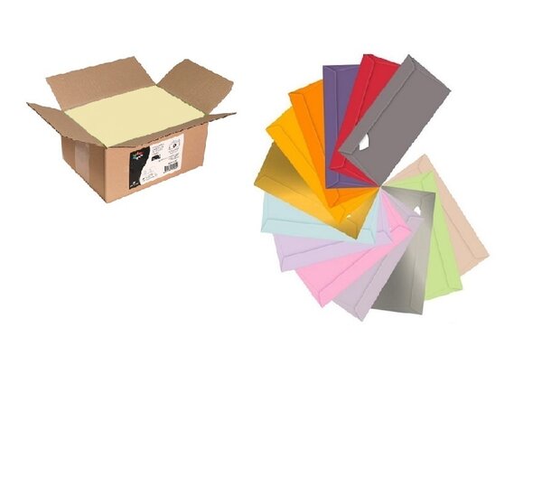Enveloppe or 110x220 - Lot de 500