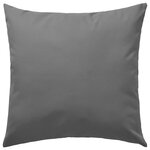 vidaXL Oreiller d'extérieur lot de 4 45 x 45 cm Gris