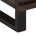vidaXL Tables de chevet 2 Pièces 40x34x46 cm bois de manguier massif