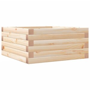 vidaXL Jardinière 50x50x23 cm bois de pin massif