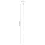 vidaXL Ensemble de clôture de jardin arquée 77 5x78 5 cm vert