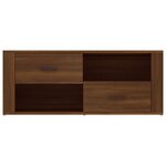 vidaXL Meuble TV Chêne marron 100x35x40 cm Bois d'ingénierie