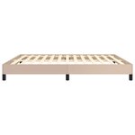 vidaXL Cadre de lit sans matelas cappuccino 160x200 cm similicuir