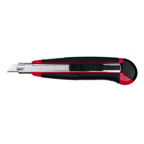 WEDO Cutter pro Auto-Load  lame: 9 mm  noir/rouge