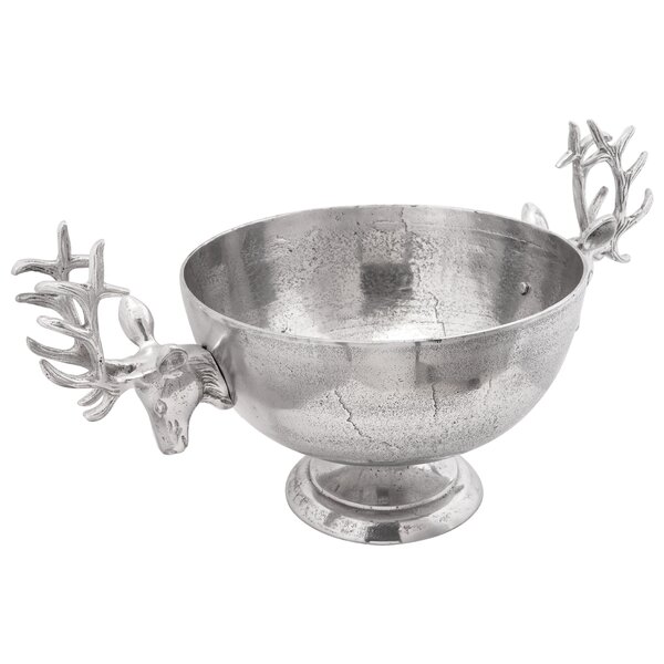 vidaXL Tasse Argent 62x35x33 cm Aluminium