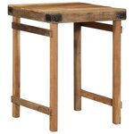 Table à manger vidaXL 55x60x76 cm en bois massif recyclé