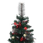 vidaXL Arbre de Noël artificiel pré-éclairé d'allée 2 Pièces 76 cm PVC