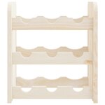 vidaXL Casier à vin 33x25x37 cm bois de pin massif