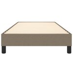 vidaXL Cadre de lit Taupe 80x200 cm Tissu