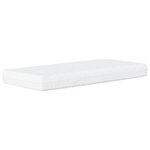 vidaXL Lit avec matelas gris foncé 90x200 cm velours