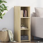 vidaXL Buffet chêne sonoma 30x41x93 cm bois d'ingénierie