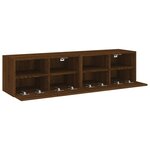 vidaXL Meubles TV muraux 2 Pièces chêne marron 60x30x30cm bois ingénierie