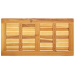 vidaXL Plateau de table 90x45x2 2 cm en bois massif d'acacia