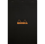 Bloc BLACK N°19 21x31,8cm 80F agrafées 80g ligné+marge RHODIA