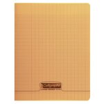 Cahier 48 pages seyès 90 g  couverture polypropylène orange  format A4 CALLIGRAPHE