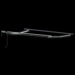vidaXL Auvent Rétractable Manuel avec LED Noir 350x250 cm