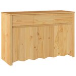 Buffet vidaXL "DRAMMEN" 114x43x75 5 cm en bois massif de pin