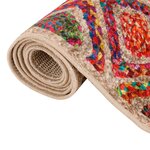 vidaXL Tapis lavable multicolore 80x300 cm antidérapant