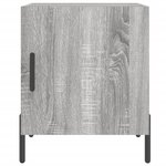 vidaXL Tables de chevet 2 Pièces sonoma gris 40x40x50cm bois d'ingénierie