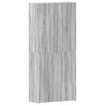 vidaXL Armoire à chaussures Gris Sonoma 80x35 5x180 cm Bois d'ingénierie