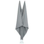 vidaXL Auvent latéral pliable de terrasse Gris 300 x 150 cm