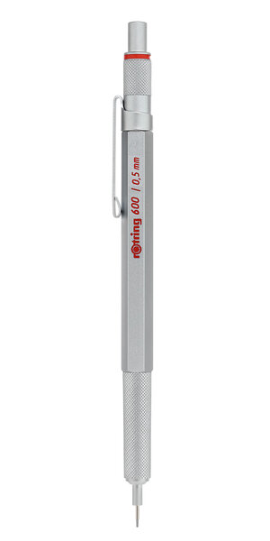Porte-mine mécanique rOtring 600  0 5 mm  argent (1852321)