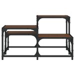 vidaXL Table basse chêne marron 68x68x40 cm bois d'ingénierie