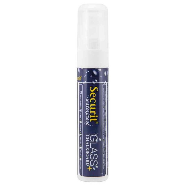 Feutre-craie waterproof large  blanc securit