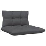 Salon de jardin meuble d'extérieur ensemble de mobilier 8 pièces avec coussins anthracite bois de pin 02_0017471