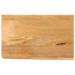 vidaXL Dessus de table à bord vivant 60x20x3 8 cm bois massif manguier