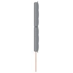 vidaXL Tête de lit Design Lines Gris Clair 160 cm Tissu