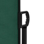 vidaXL Auvent latéral rétractable vert foncé 200x300 cm