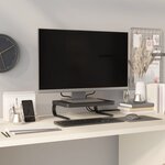vidaXL Support de moniteur Noir 37x28x11 5 cm