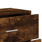 vidaXL Buffets 2 Pièces chêne fumé 60x31x84 cm bois d'ingénierie