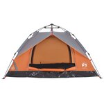 vidaXL Tente de camping à dôme 3 personnes libération rapide