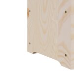 vidaXL Casier à vin 67 5x25x60 cm Bois de pin massif
