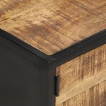 vidaXL Table basse 105x50x35 cm Bois de manguier brut