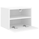 vidaXL Meubles TV muraux 2 Pièces blanc 40x30x30 cm bois d'ingénierie